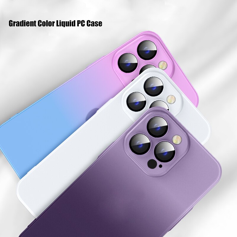 iPhone 14 Pro Frosted Matte Gradient Back Case