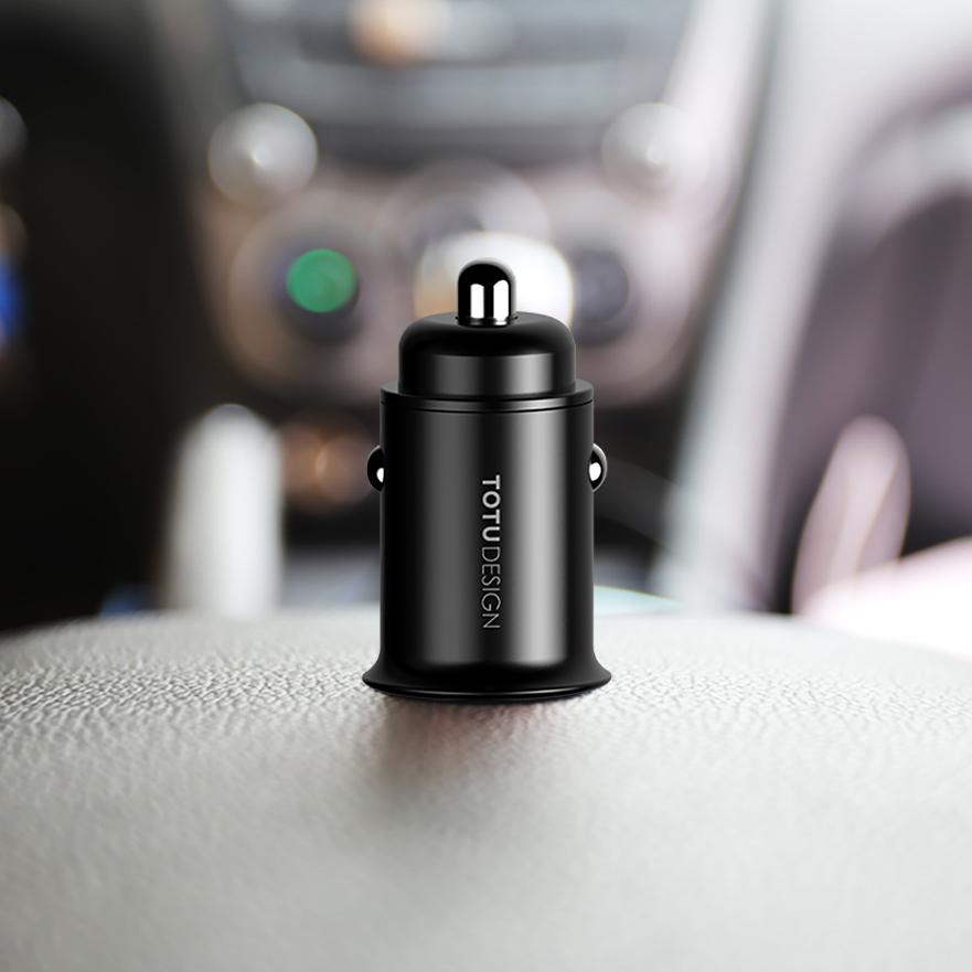 TOTU Design Smart Mini Dual USB Ports Fast Car Charger