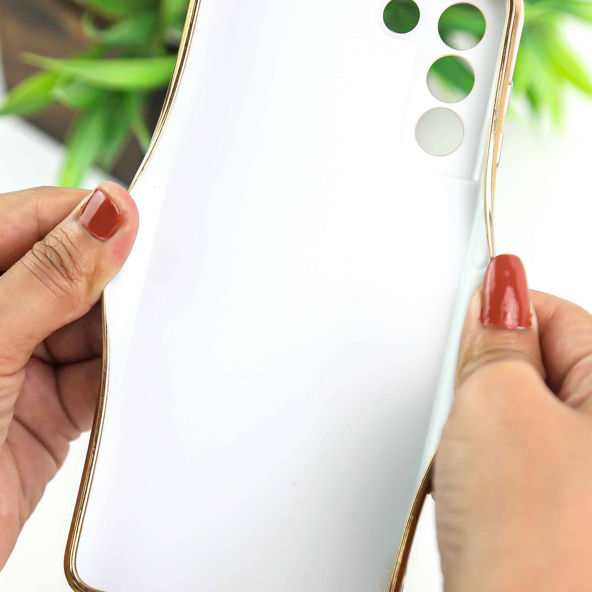 Eagle Pattern Electroplating Glass Case - Samsung