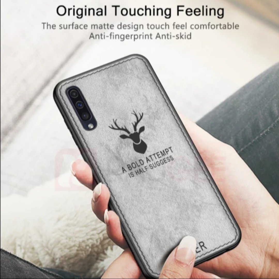 Galaxy A50s Deer Pattern Inspirational Soft Case