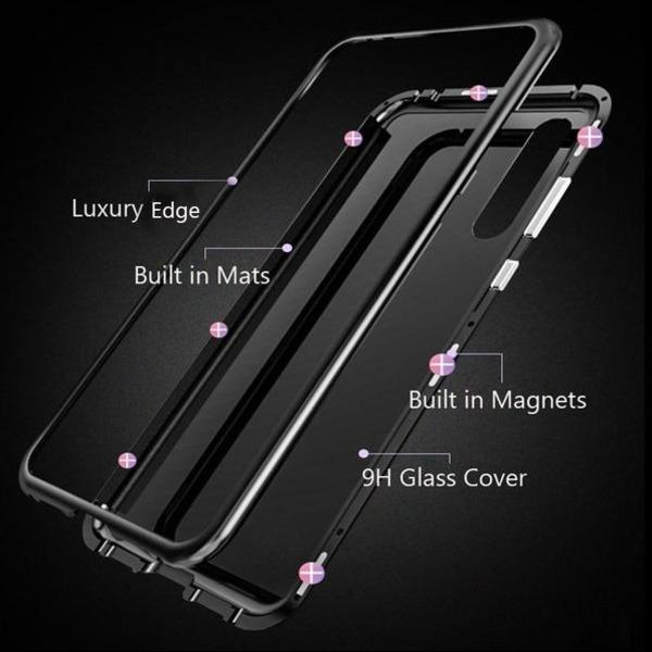 Galaxy M40 Electronic Auto-Fit Magnetic Transparent Glass Case