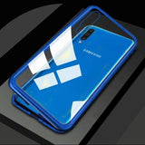 Galaxy M40 Electronic Auto-Fit Magnetic Transparent Glass Case