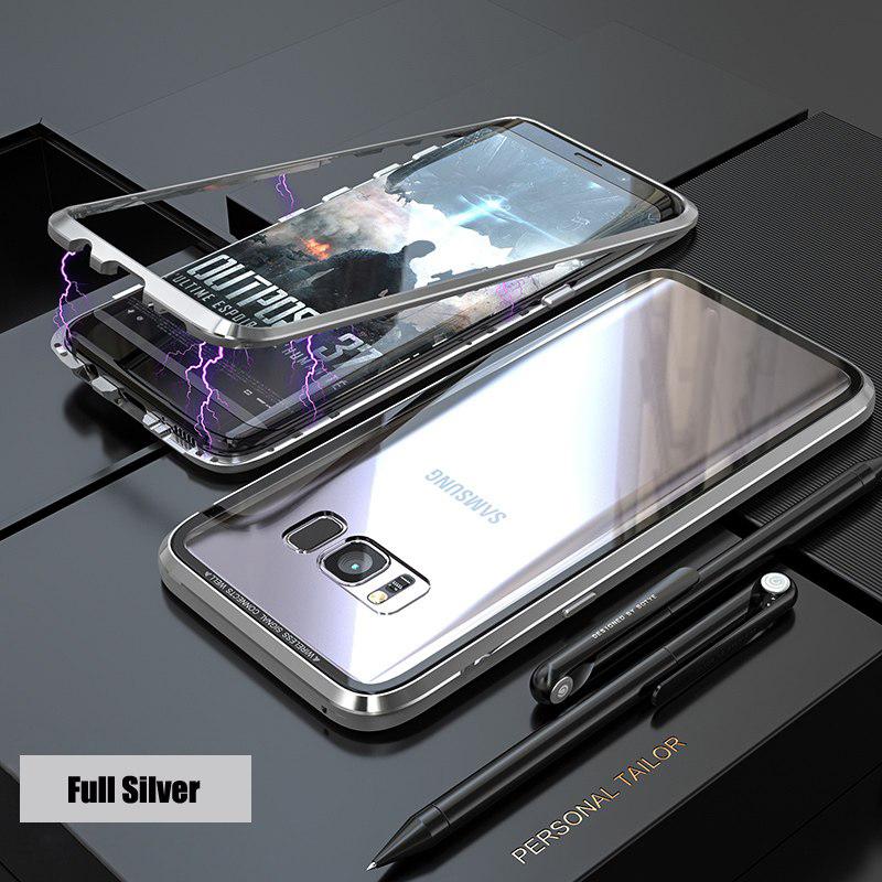 Galaxy Series Electronic Auto-Fit Magnetic Transparent Glass Case