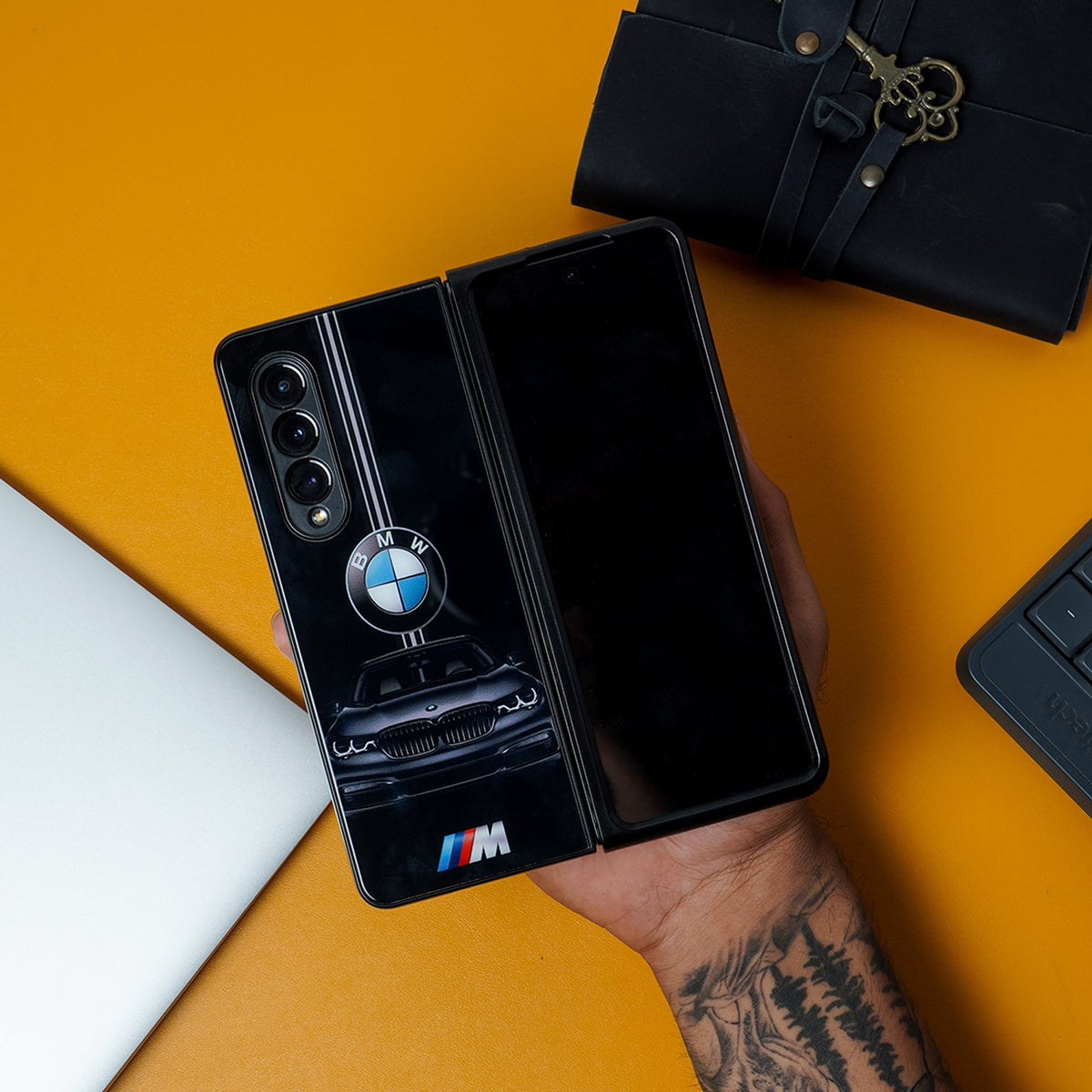 Galaxy Z Fold3 Luxurious Car Logo Case