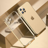 iPhone 13 Pro Max Transparent Plating Camera Protection Case