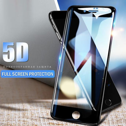 iPhone 8 5D Tempered Glass Screen Protector [100% Original]