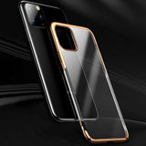 MK ® iPhone 11 Pro Max Baseus Ultra-Thin Clear Sparkling Edge Case