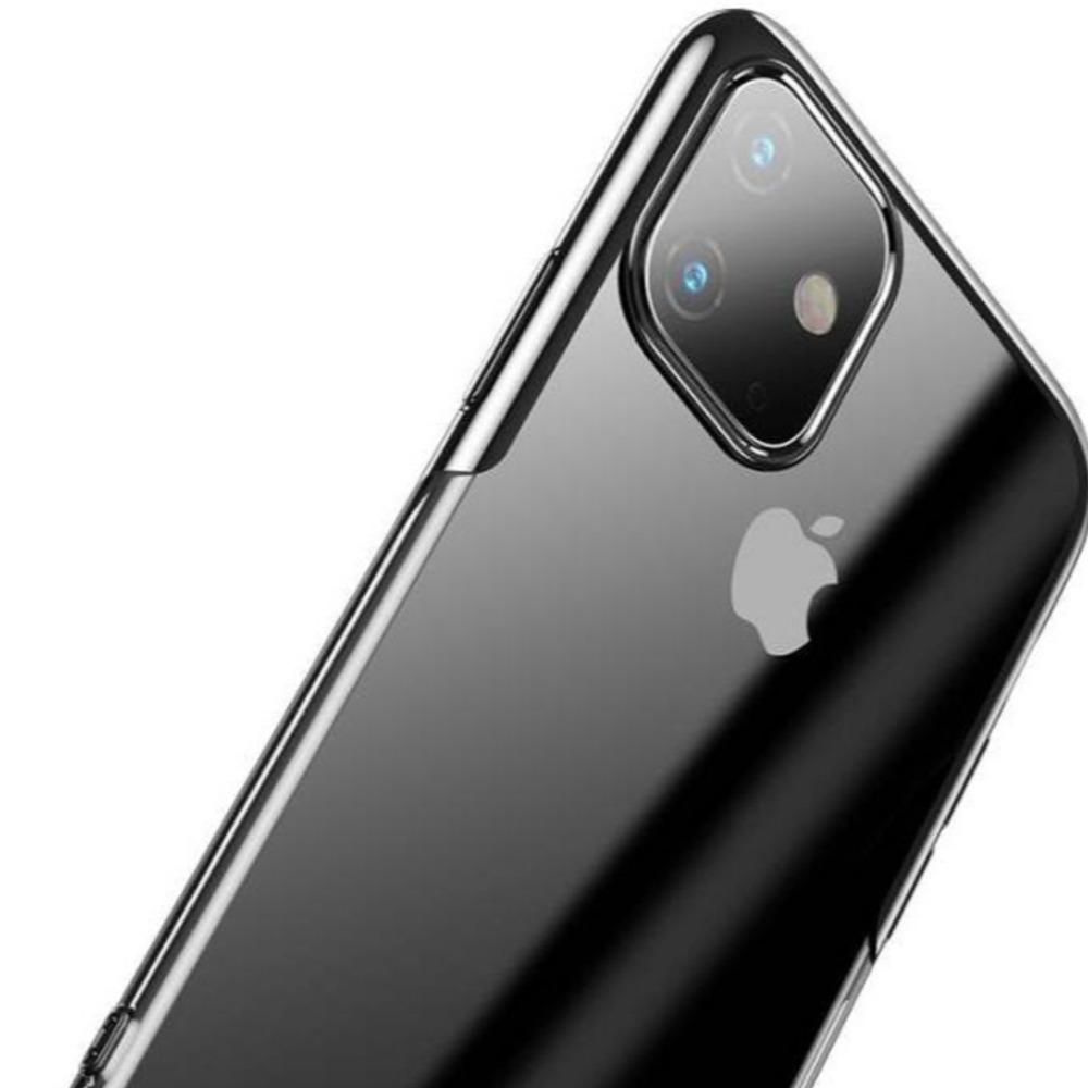 Baseus ® iPhone 11 Ultra-Thin Transparent Sparkling Edge Case