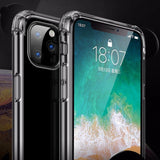 MK ® iPhone 11 Series Baseus Anti-Knock TPU Transparent Case