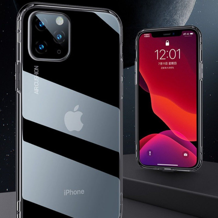 MK ® iPhone 11 Series Baseus Anti-Knock TPU Transparent Case