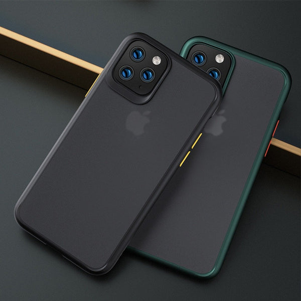 MK ®iPhone 11 Pro Max ROCK Luxury Shockproof Matte Finish Case