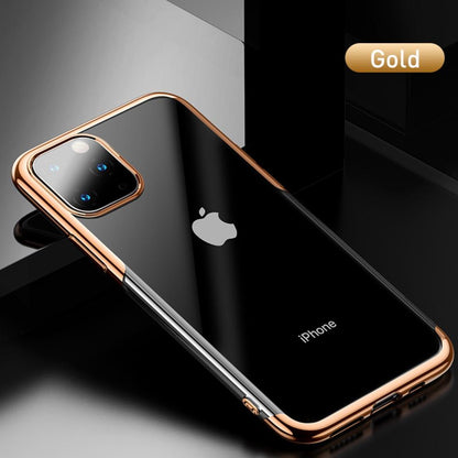 MK ® iPhone 11 Pro Max Baseus Ultra-Thin Clear Sparkling Edge Case