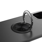 iPhone 11 Pro Max (3 in 1 Combo) Metallic Ring Case + Tempered Glass + Camera Lens Protector