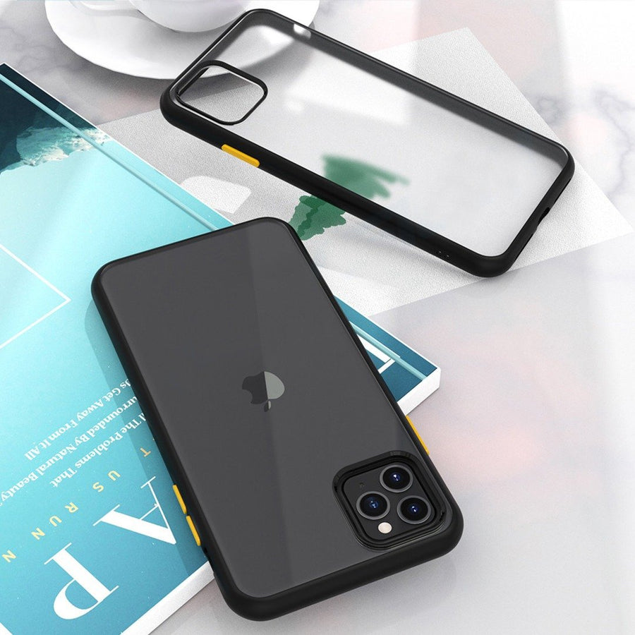 MK ®iPhone 11 Pro Max ROCK Luxury Shockproof Matte Finish Case