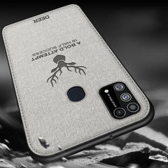 Galaxy M31 Deer Pattern Inspirational Soft Case