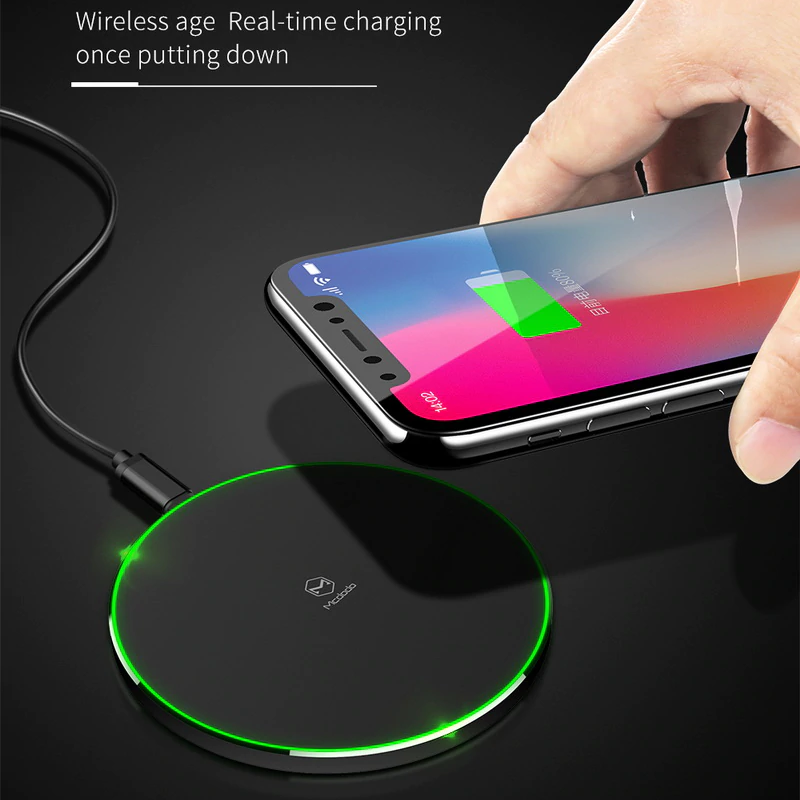 Mcdodo ® LED Indicator Wireless Charger (White)