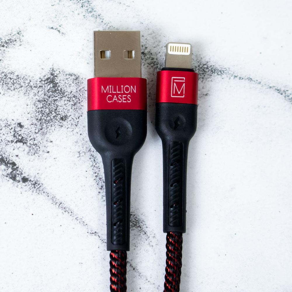 Million Cases Tough Braided Fast Charging Lightning Cable