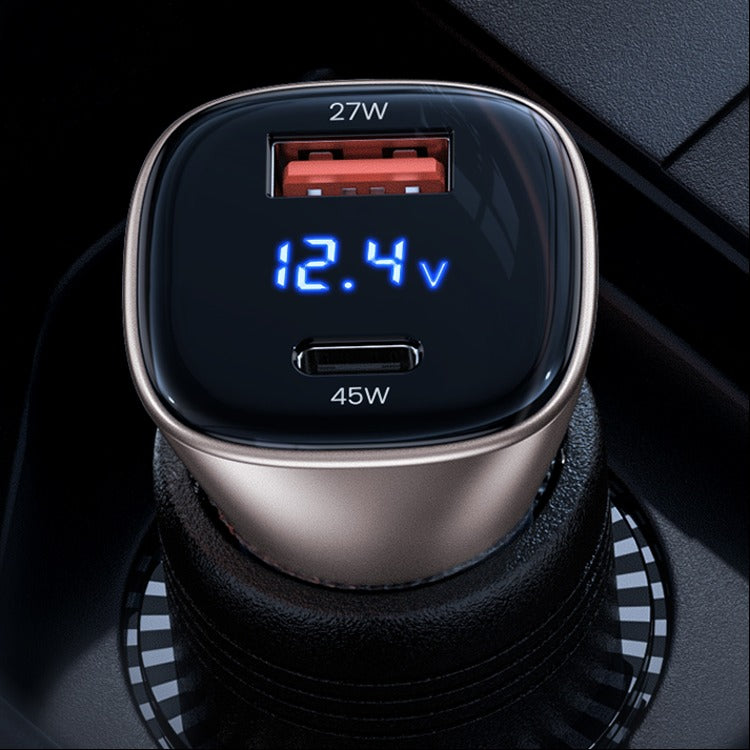 Usams Digital Display Fast Car Charger