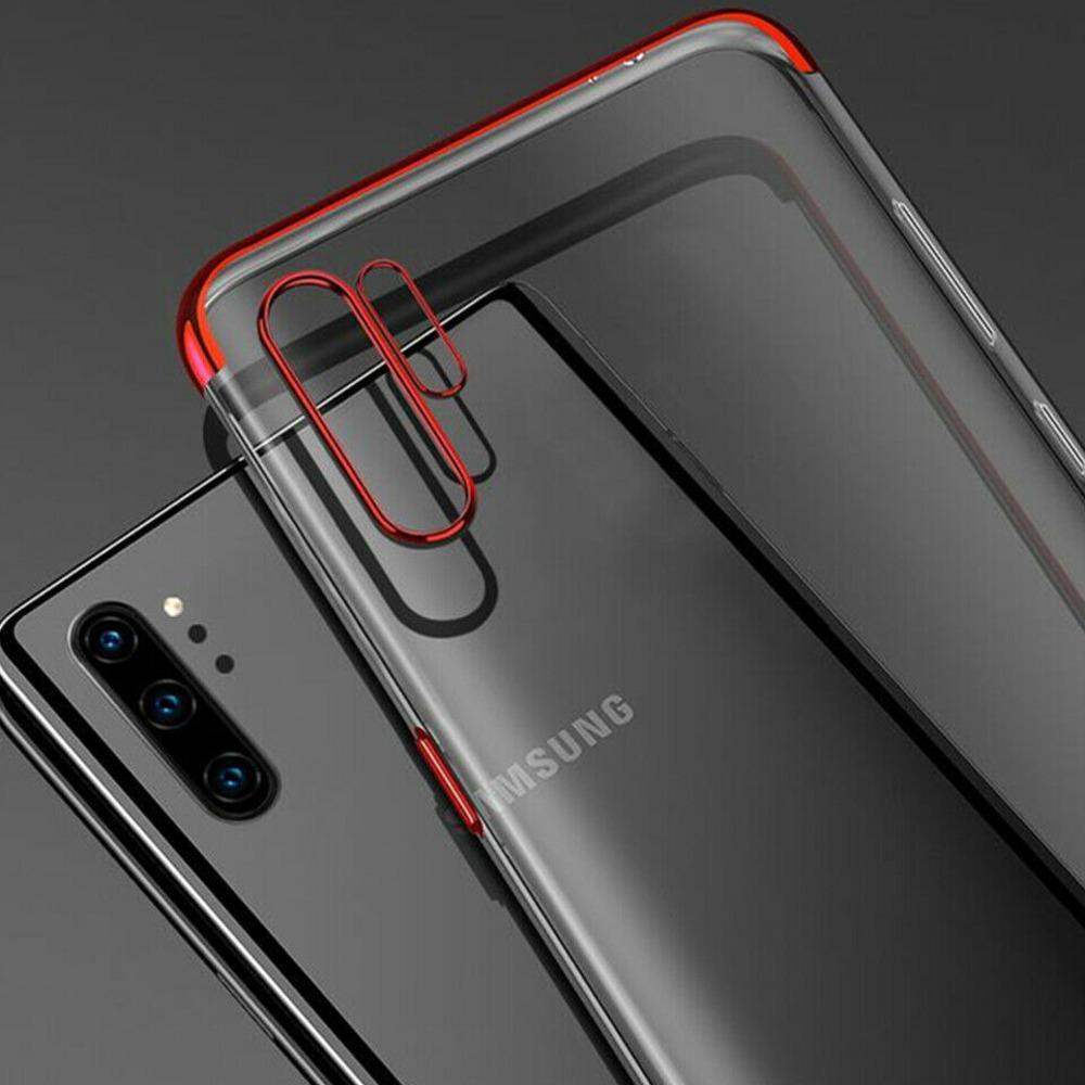 USAMS ® Galaxy Note 10 Silicone Transparent Glitter Case