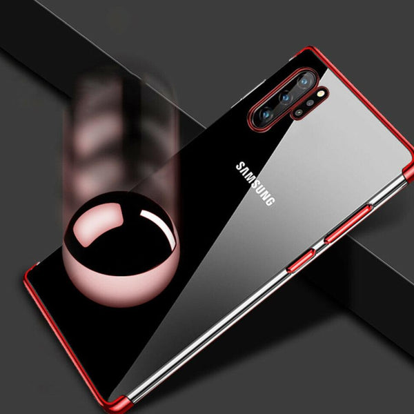 USAMS ® Galaxy Note 10 Silicone Transparent Glitter Case