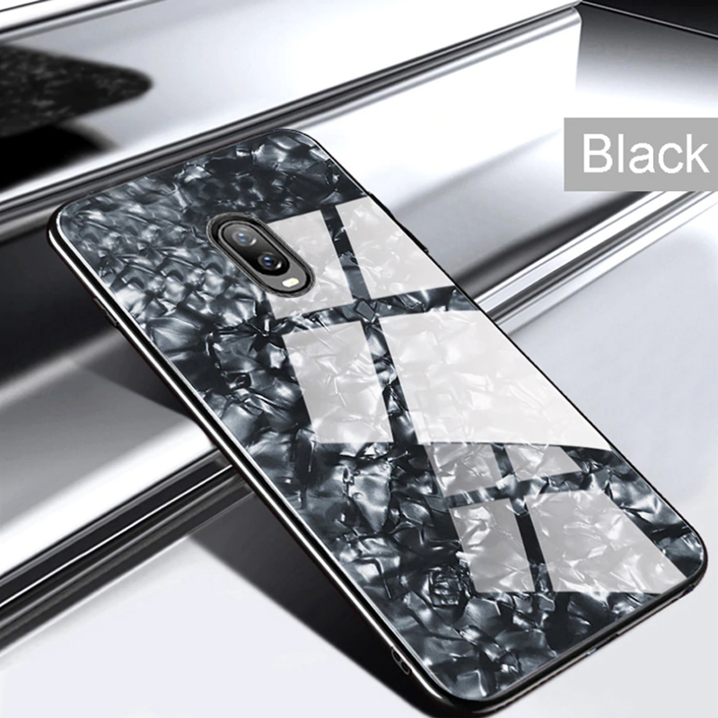 OnePlus 6T Dream Shell Series Textured Marble Case