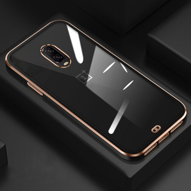 OnePlus 6T Electroplating Clear Shining Case