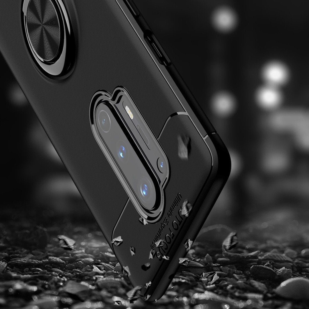 OnePlus 8 Pro Metallic Finger Ring Holder Matte Case