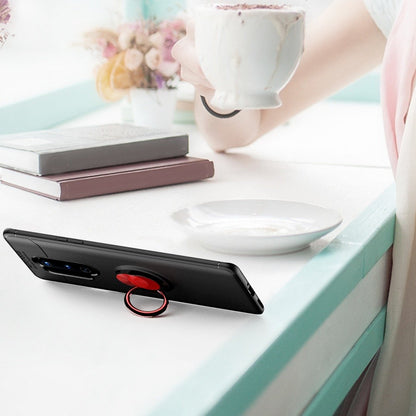 OnePlus 8 Pro Metallic Finger Ring Holder Matte Case