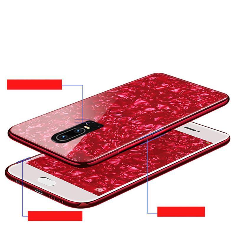 OnePlus 6 Dream Shell Series Textured Marble Case