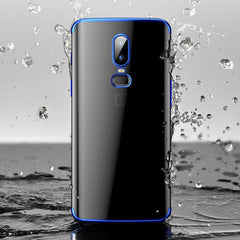 OnePlus 6 Premium Electroplating Silicone Transparent Glitter Case