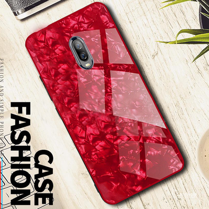 OnePlus 6T Dream Shell Series Textured Marble Case