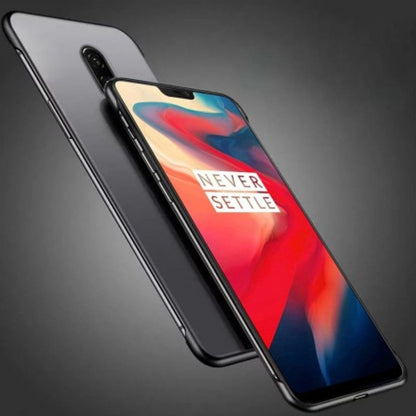 OnePlus 6 (2 in 1 Combo) Frameless Transparent Case + Lens Guard