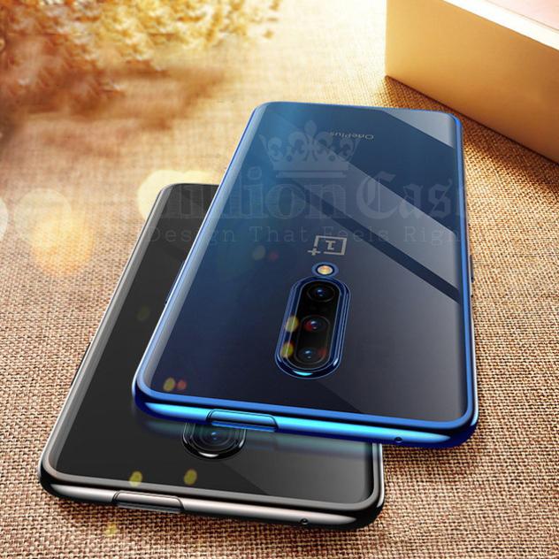 OnePlus 7 Pro Electroplating Silicone Transparent Glitter Case