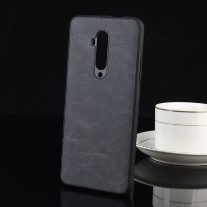 OnePlus 7T Pro (2 in 1 Combo) Leather Texture Case+ Camera Lens Protector