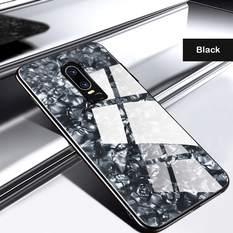 OnePlus 6 Dream Shell Series Textured Marble Case