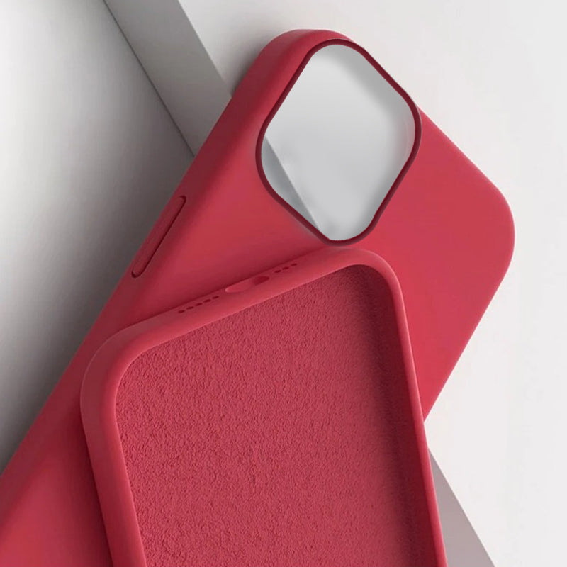 iPhone Series Liquid Silicone Logo Case