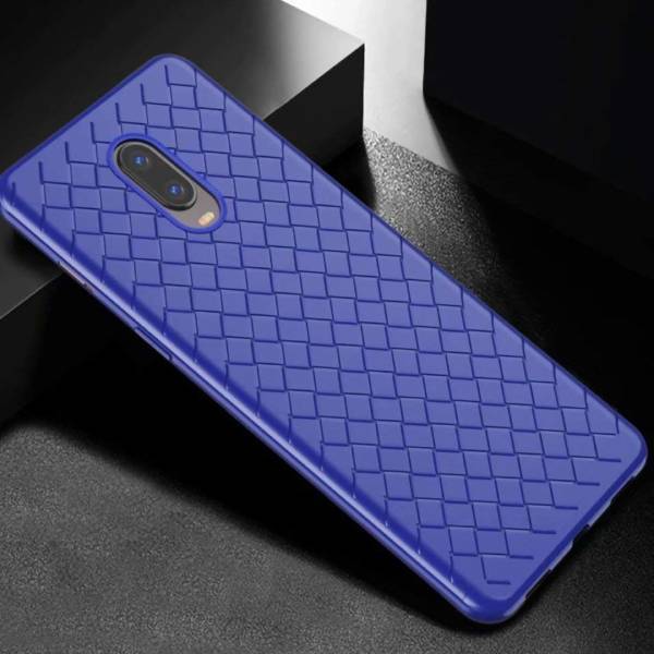 OnePlus 7 Ultra-thin Grid Weaving Case