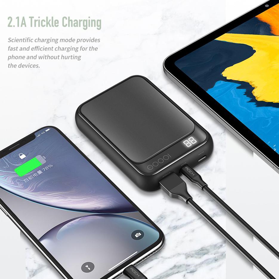 ROCK ® Portable 10000mAh LED Display Power Bank