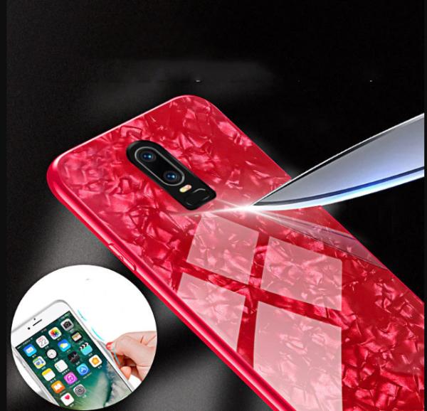 OnePlus 6 Dream Shell Series Textured Marble Case