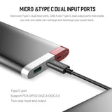 Rock ® 20000mAh Type-C & Micro Dual Input Portable Power Bank