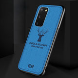 Galaxy S20 Deer Pattern Inspirational Soft Case (3-in-1 Combo)