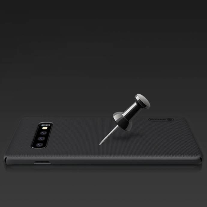 Galaxy Series Frosted Shield Case With Tempered Glass