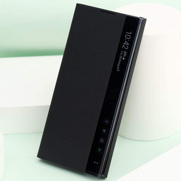 Galaxy Series Genuine Half View Flip Case