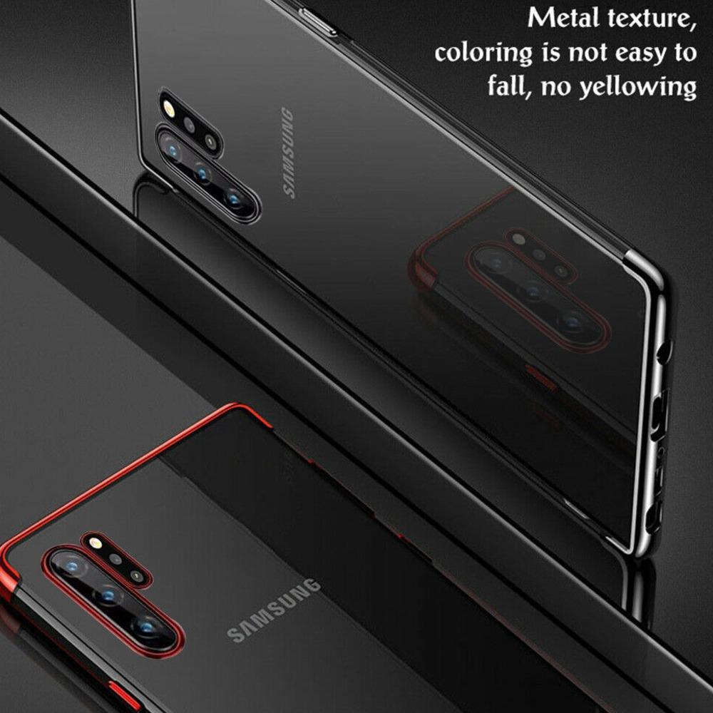 USAMS ® Galaxy Note 10 Silicone Transparent Glitter Case