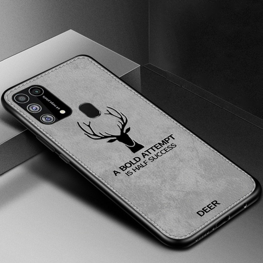 Galaxy F41 Deer Pattern Inspirational Soft Case