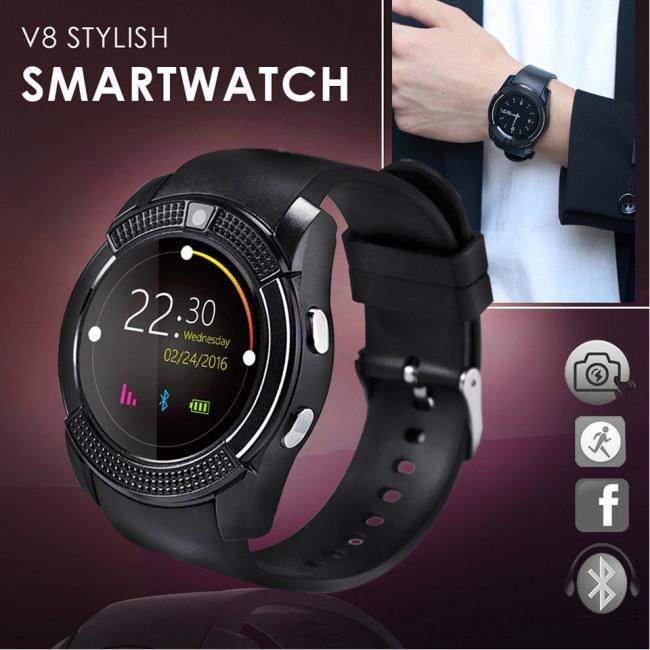 Unisex V8 Bluetooth Sports & Casual  Smart Watch