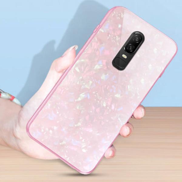 OnePlus 6 Dream Shell Series Textured Marble Case